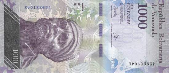 1000 Bolivares 2017